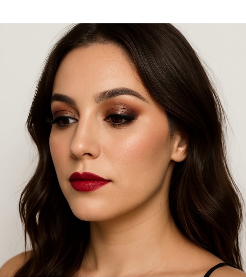 Imágenes de trabajos realizados por maquilladora profesional en Bogotá. Maquillaje para novias, eventos, sociales, editoriales y más, con técnicas personalizadas y productos de alta calidad.